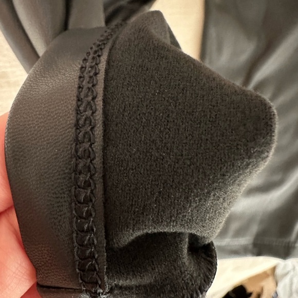 NWT Express black leather leggings M - Picture 4 of 7